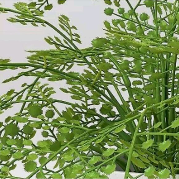 New Threshold Fern Modern Ceramic Pottery Pot Artificial Faux Arrangement NWT - Picture 2 of 4